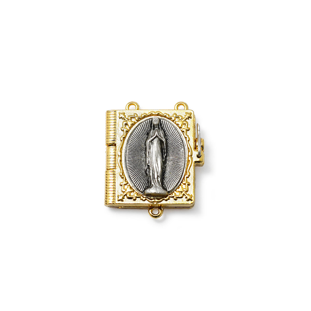 Lourdes Mysteries Booklet Rosary gold