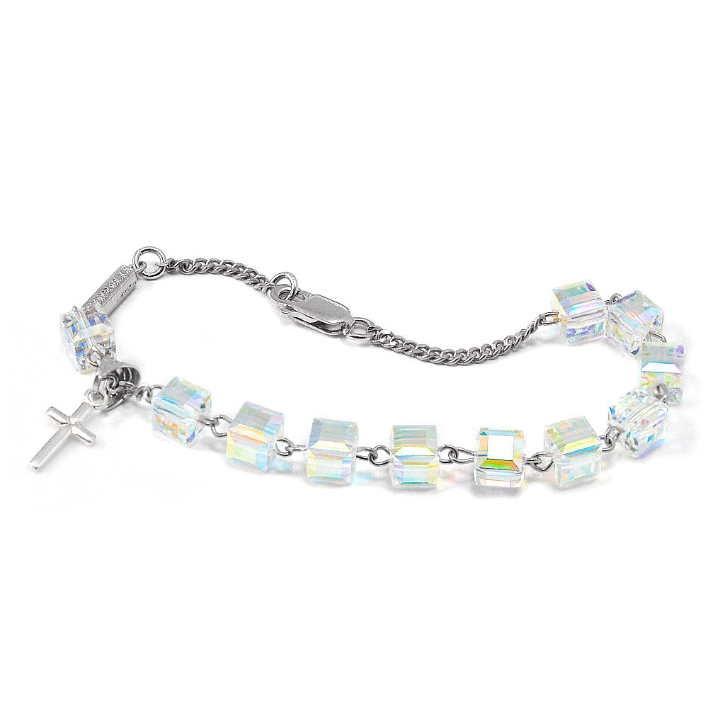 BRACCIALE CRISTALLO IN ARGENTO STERLING