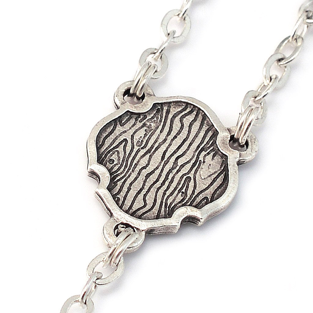 Rosario argentato San Giuseppe