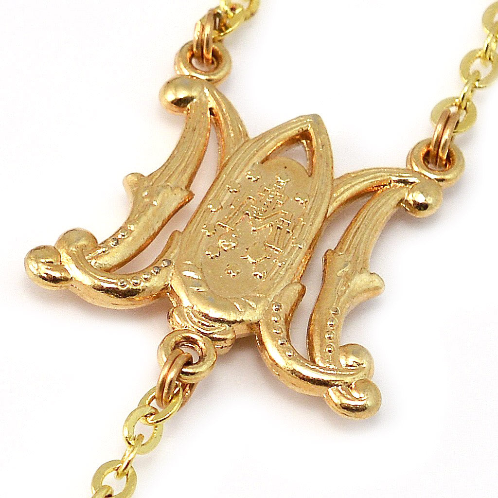 Rosario dorato Medaglia Miracolosa