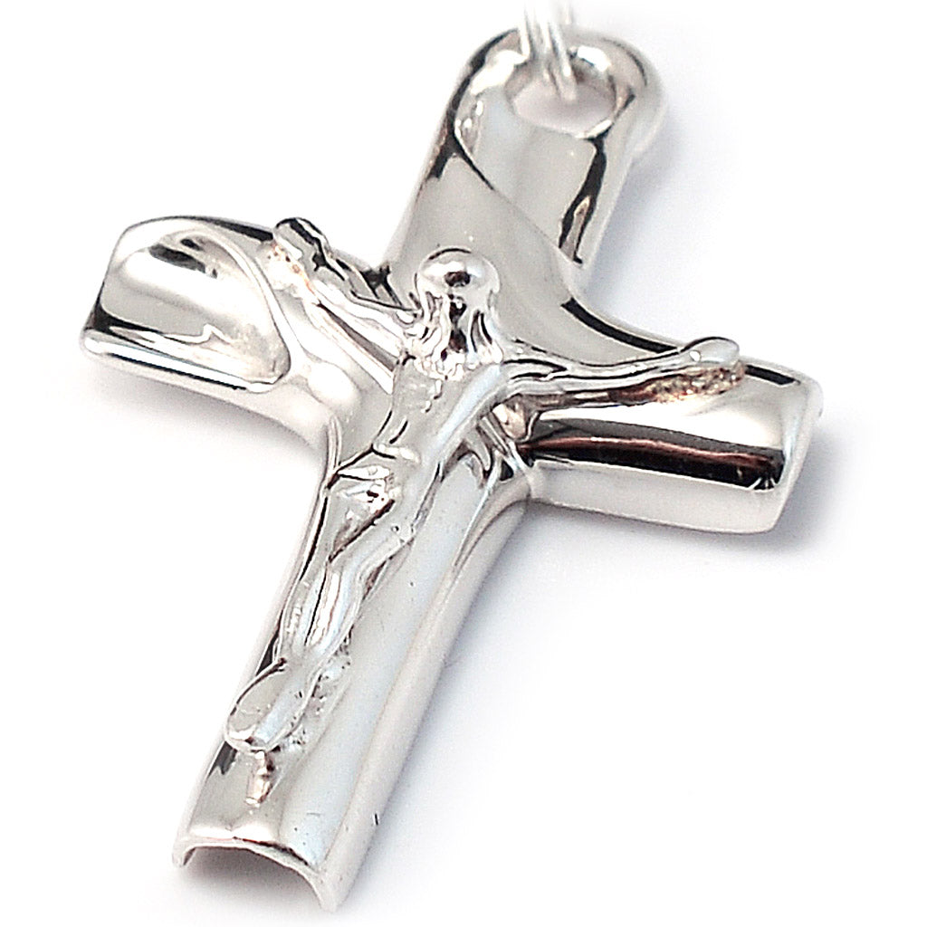 Rosario prezioso Madreperla e Argento 925 placcato Rodio