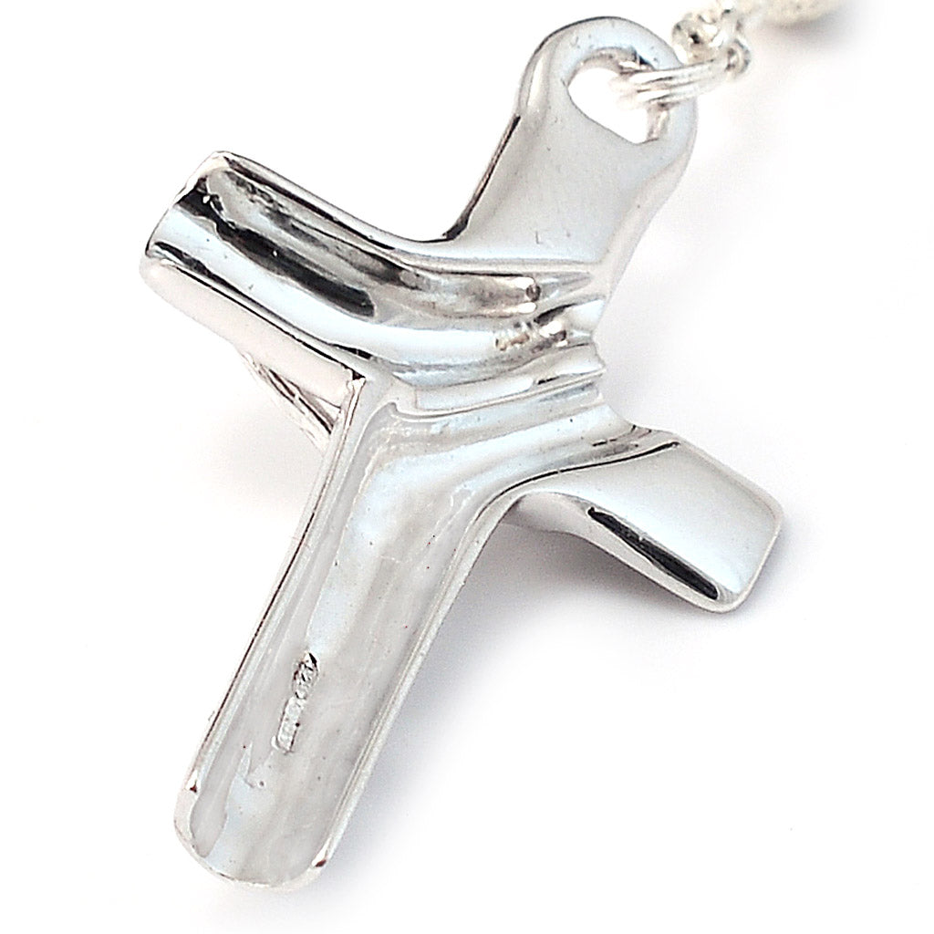 Rosario prezioso Madreperla e Argento 925 placcato Rodio