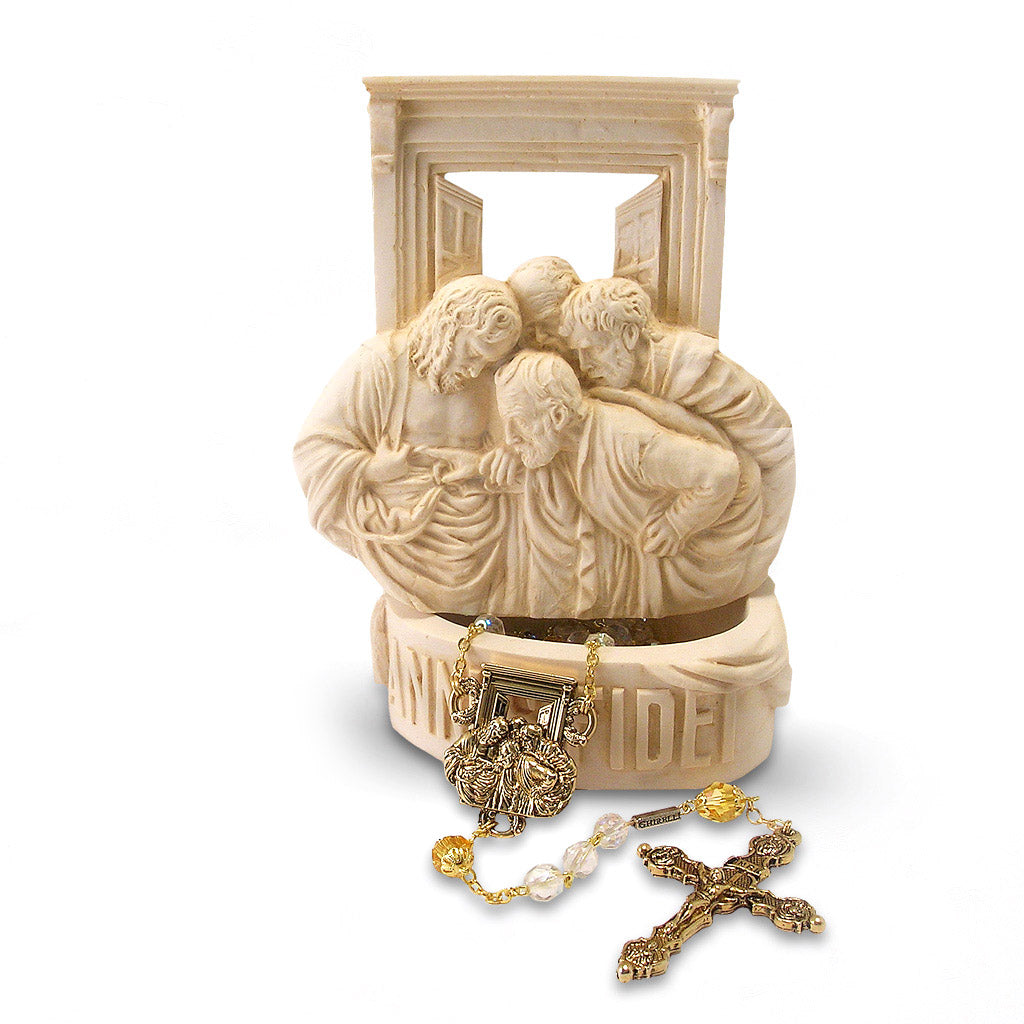 Scultura porta-rosario Anno della fede