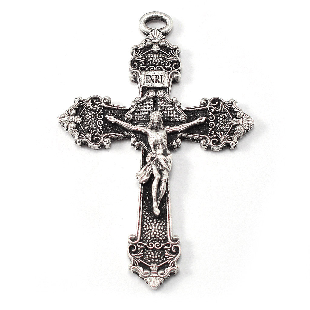 Rosaries for the Family Blue Crystal & Murano Glass