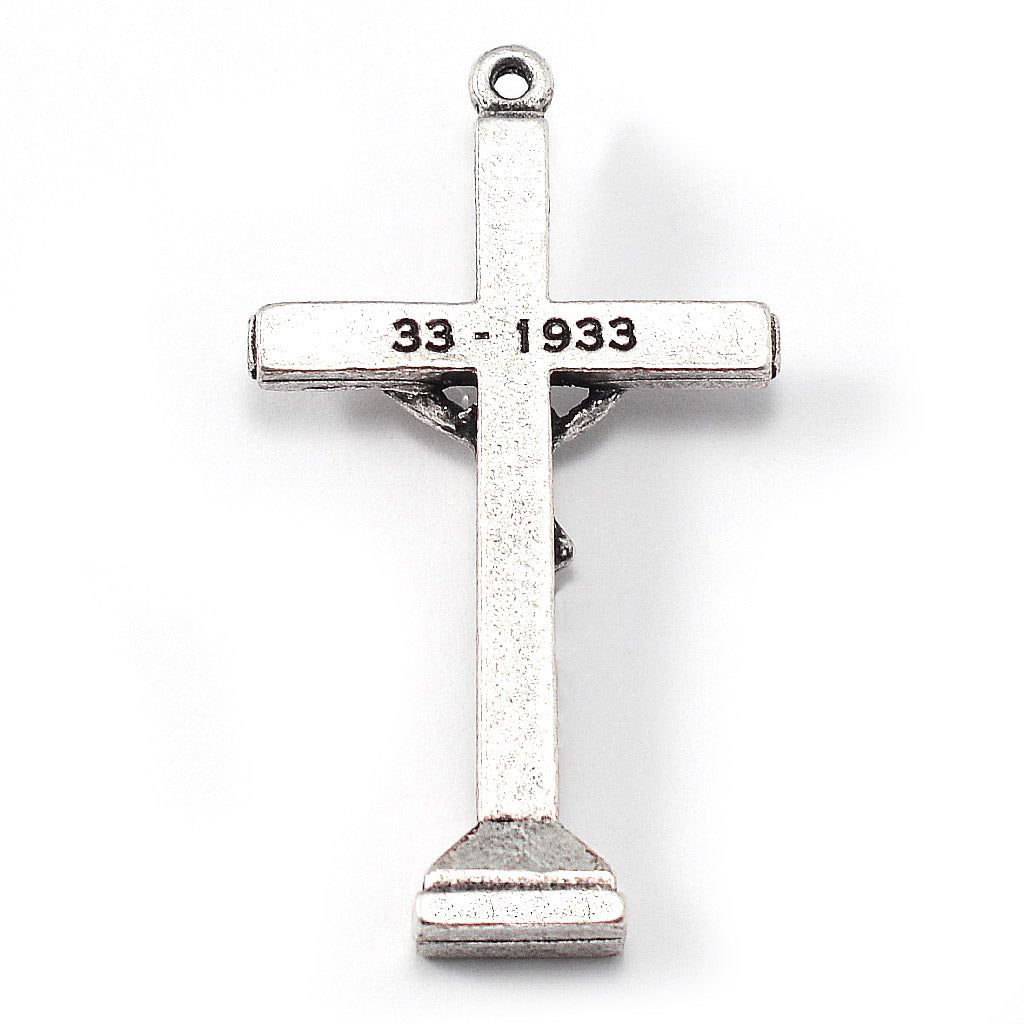 Medjugorje Queen of Peace Rosary, Black Crystal