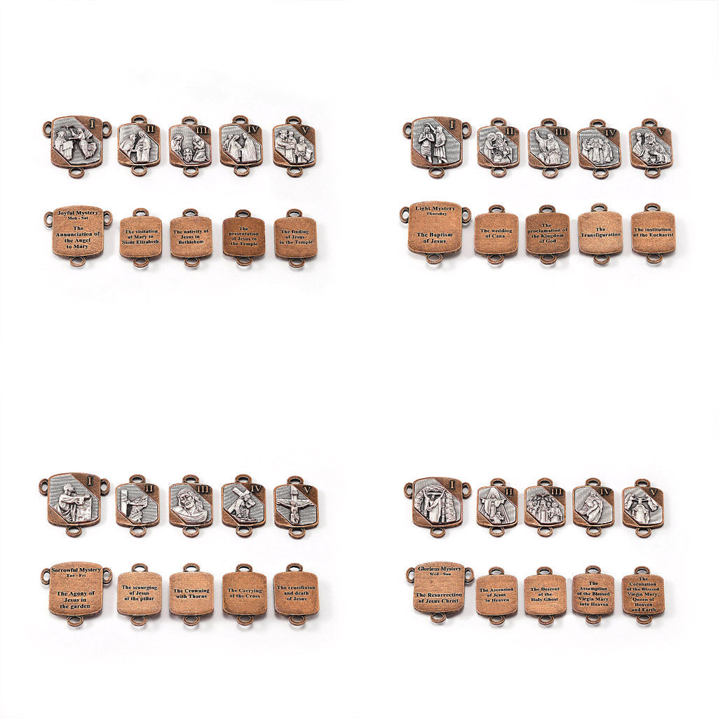 Collezione dei Misteri del Rosario - Set completo dei Misteri