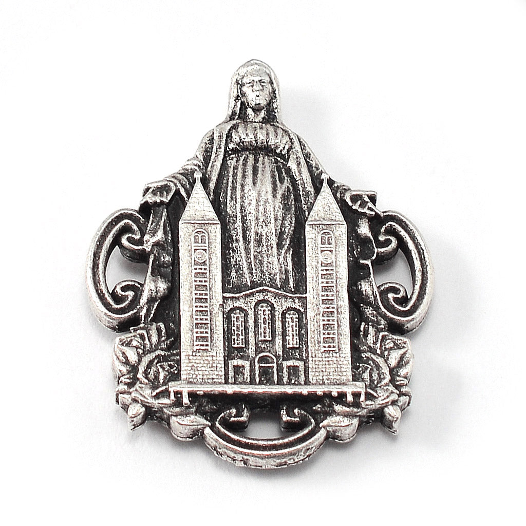 Medjugorje Queen of Peace Rosary, Black Crystal