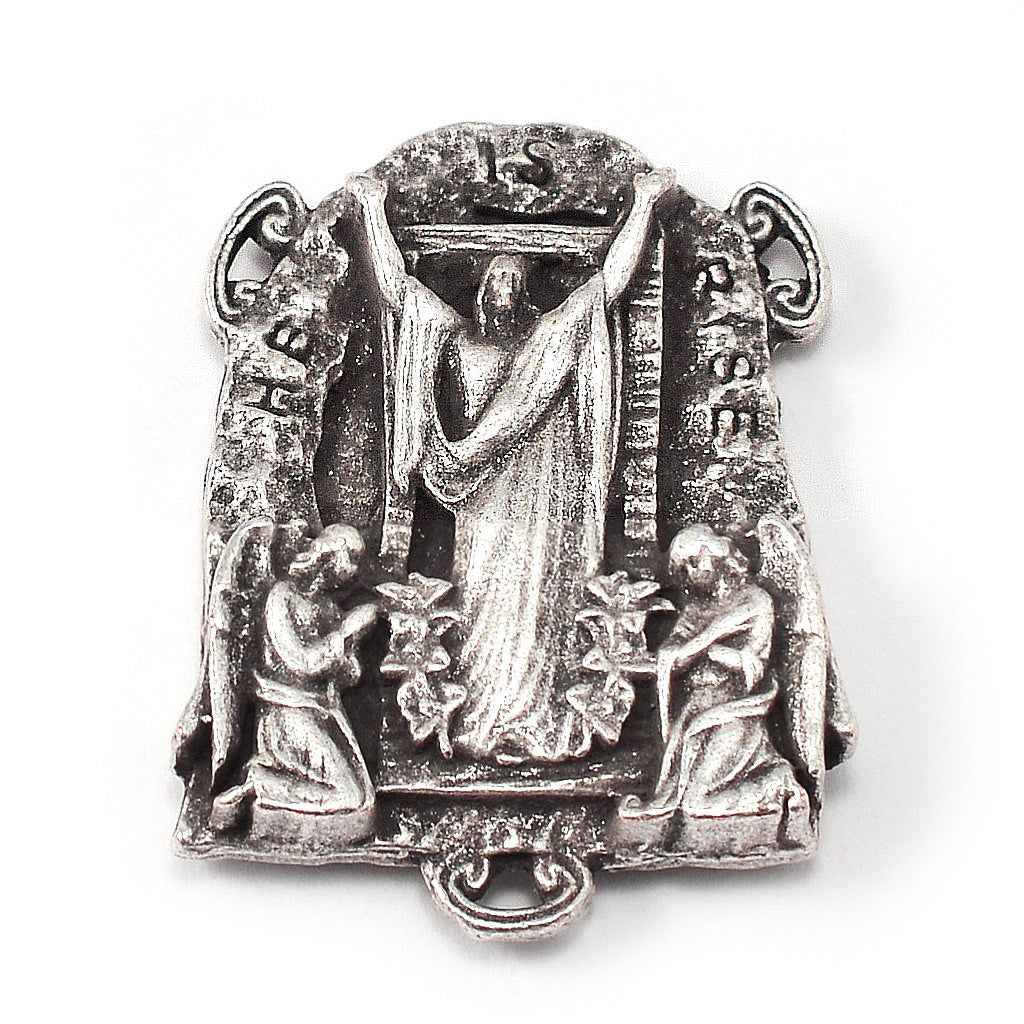 Ghirelli rosary centerpiece inspired by Carl Heinrich Bloch painting