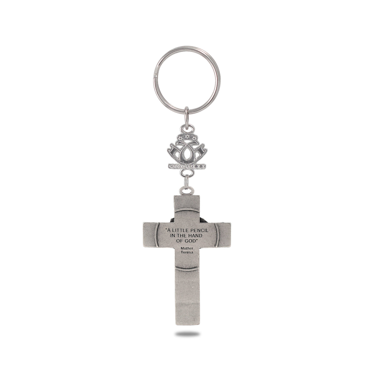 KEY CHAIN - MOTHER TERESA OF CALCUTTA CRUCIFIX
