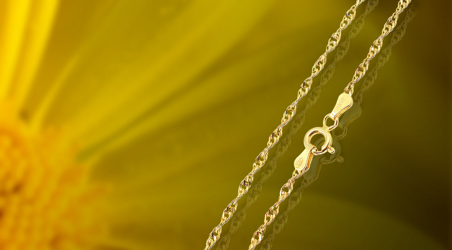 925 Sterling Silver Gold Plated Jewelry