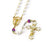 Holy Easter Glass & Gold Rosary