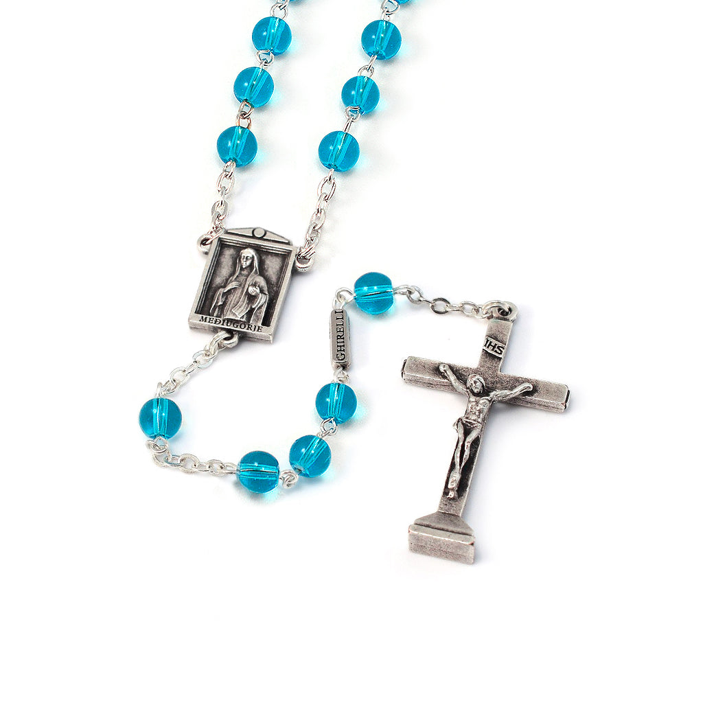 Medjugorje Rosary, Sacred Spaces, Aqua