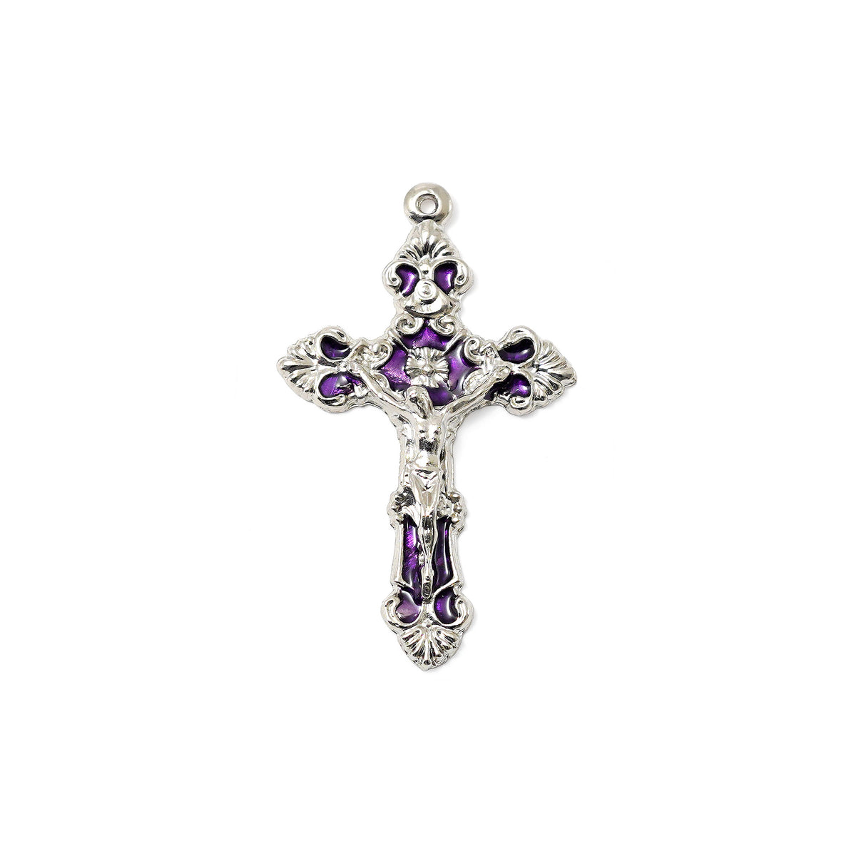 Mary's Motherly Love Collection Lilac &amp; Silver Rosary - Ghirelli Srl - ROW