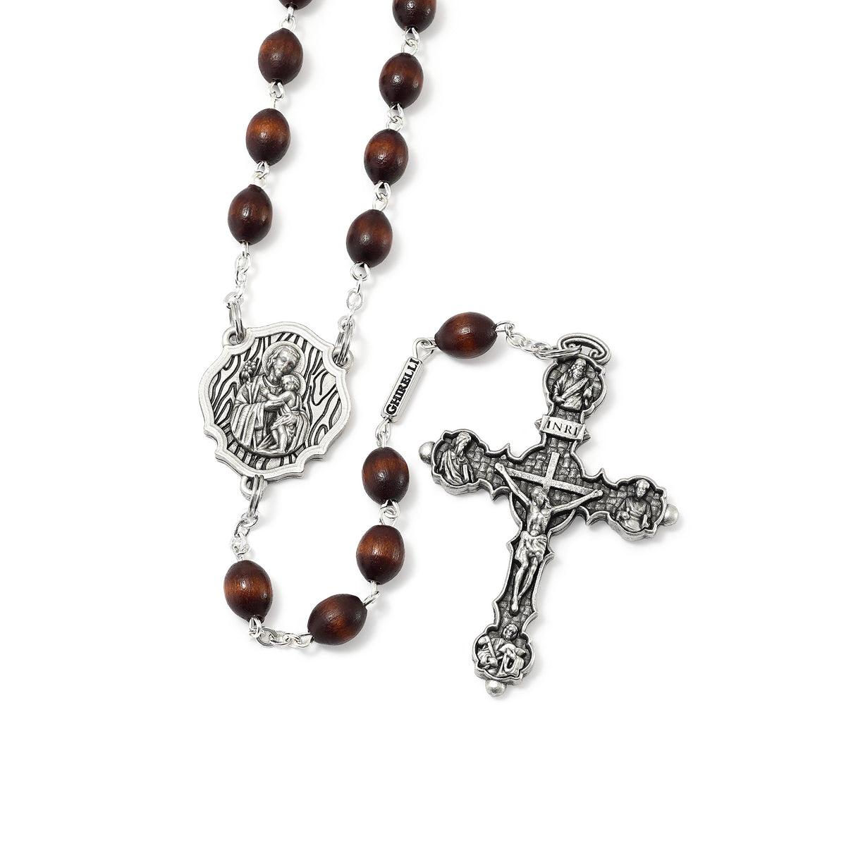 Saint Joseph Rosary in Silver - Ghirelli Srl - ROW