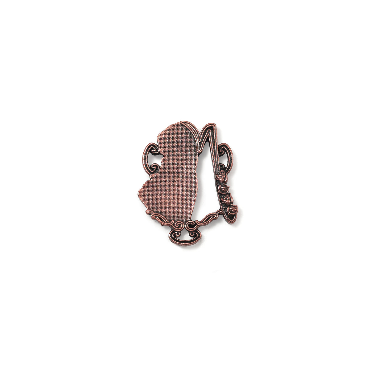Women's Copper Rosary with Lilac Murano Glass