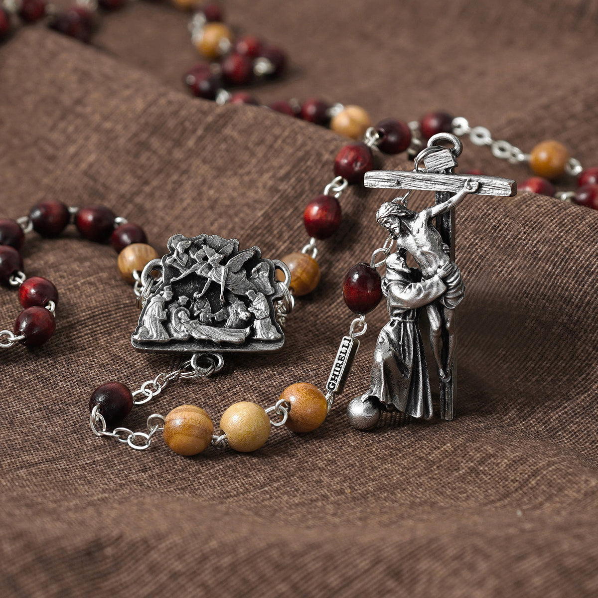 Saint Francis Transitus Rosary | Silver Edition - Ghirelli Srl - ROW