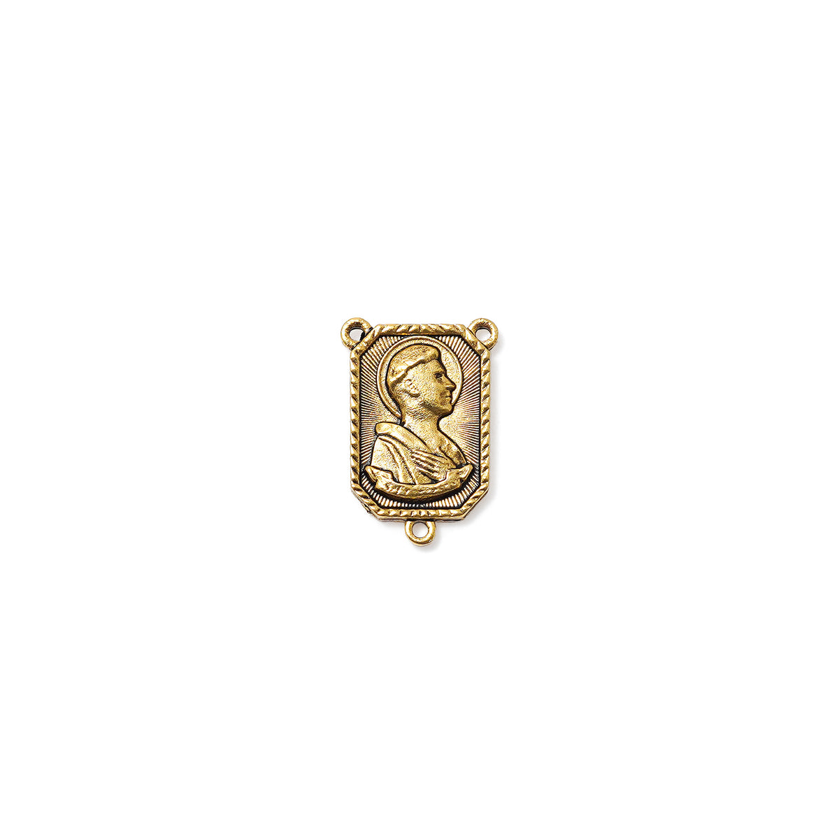 Saint Francis and Saint Clare of Assisi Gold Rosary - Ghirelli Srl - ROW