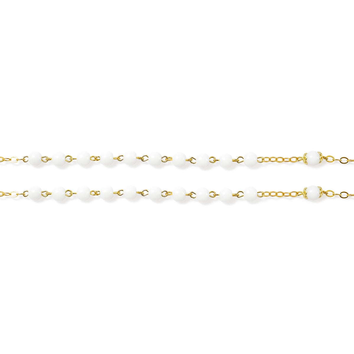 Holy Communion Eucharistic Rosary in Gold Plated