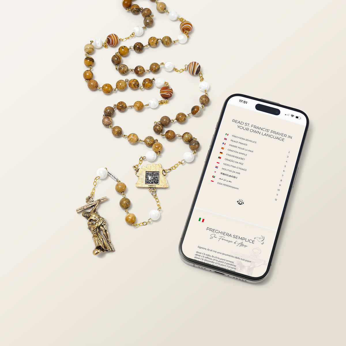 Saint Francis Transitus Rosary | Gold Edition - Ghirelli Srl - ROW