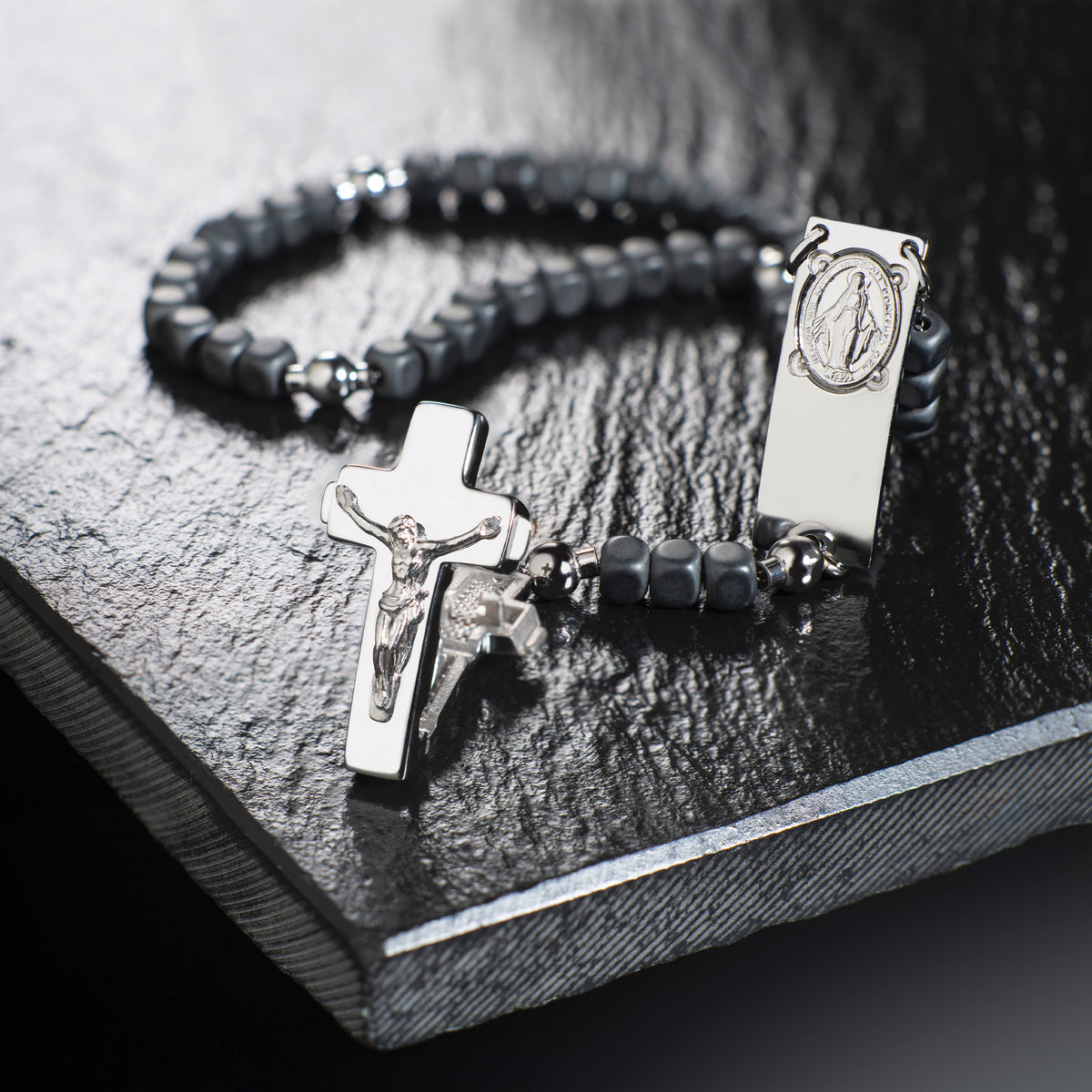 Rosalet® in rhodium-plated sterling silver