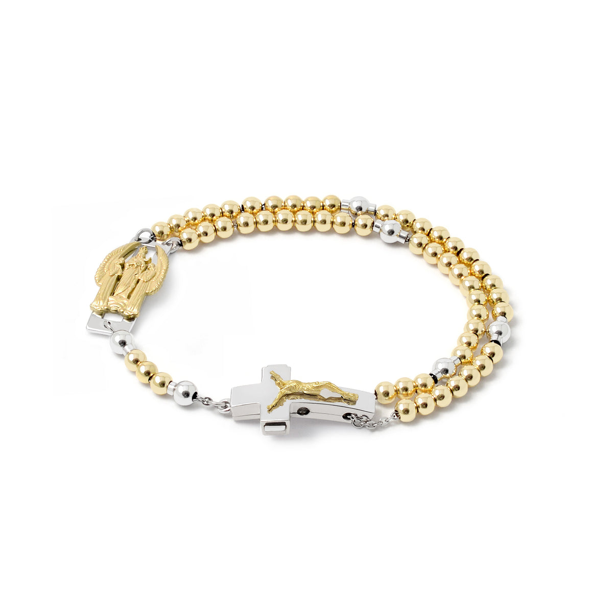 ROSALET® DEVOZIONALE - PERLE D&#39;ORO ROTONDE