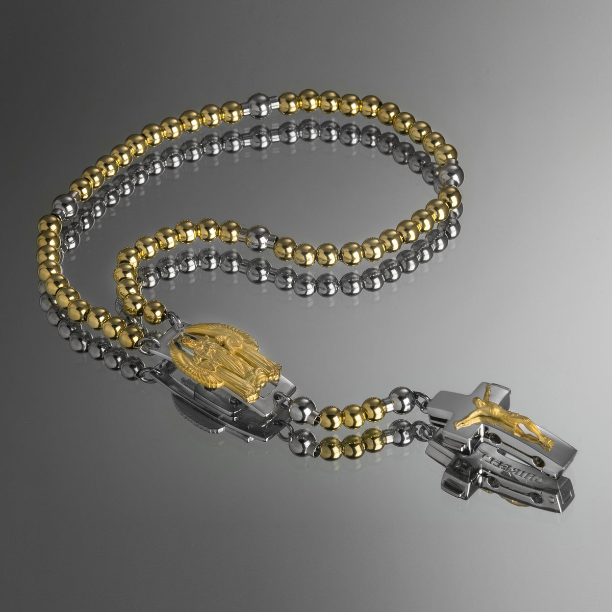 ROSALET® DEVOZIONALE - PERLE D&#39;ORO ROTONDE