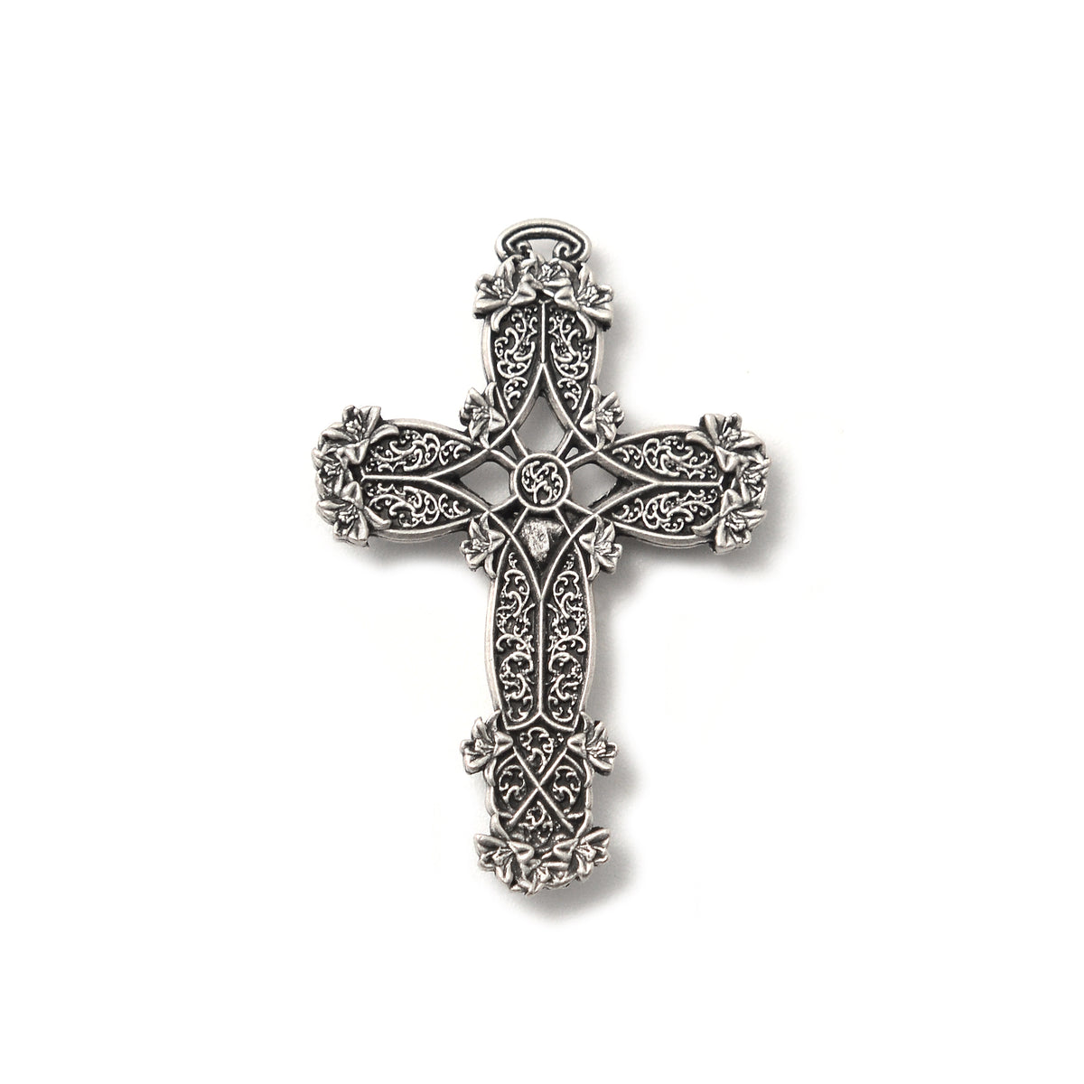 Faceted Bohemian glass Our Father beads in spring colors, crafted with devotion and Italian artistry.