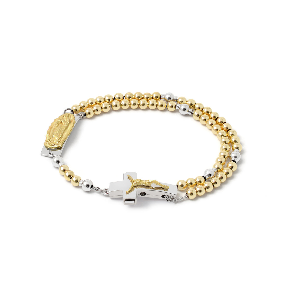 ROSALET® DEVOZIONALE - PERLE D&#39;ORO ROTONDE