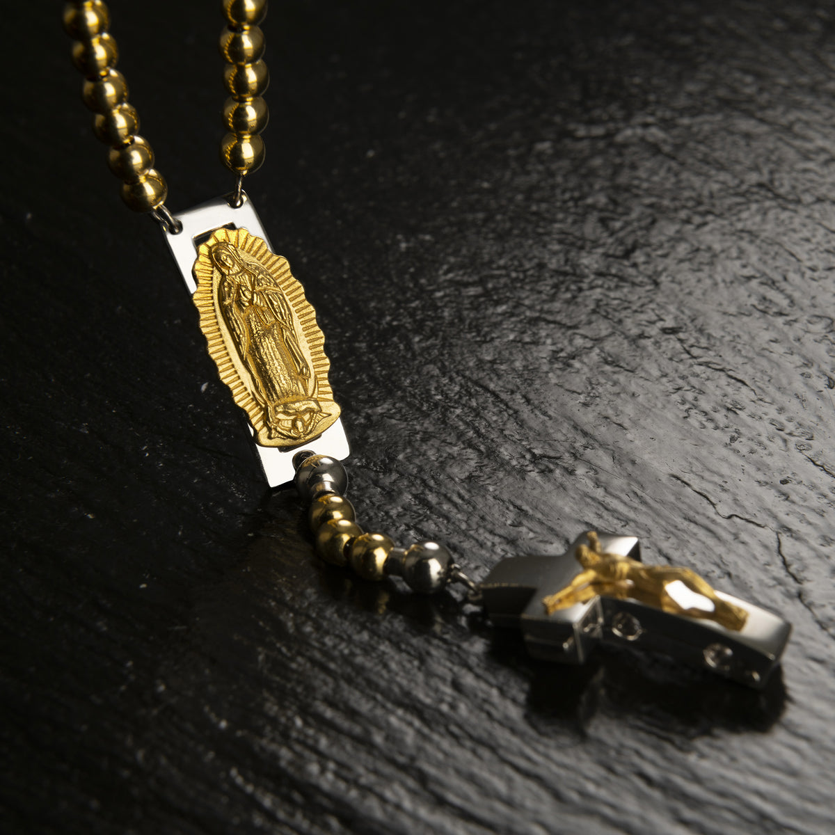 DEVOTIONAL ROSALET GOLD BEADS