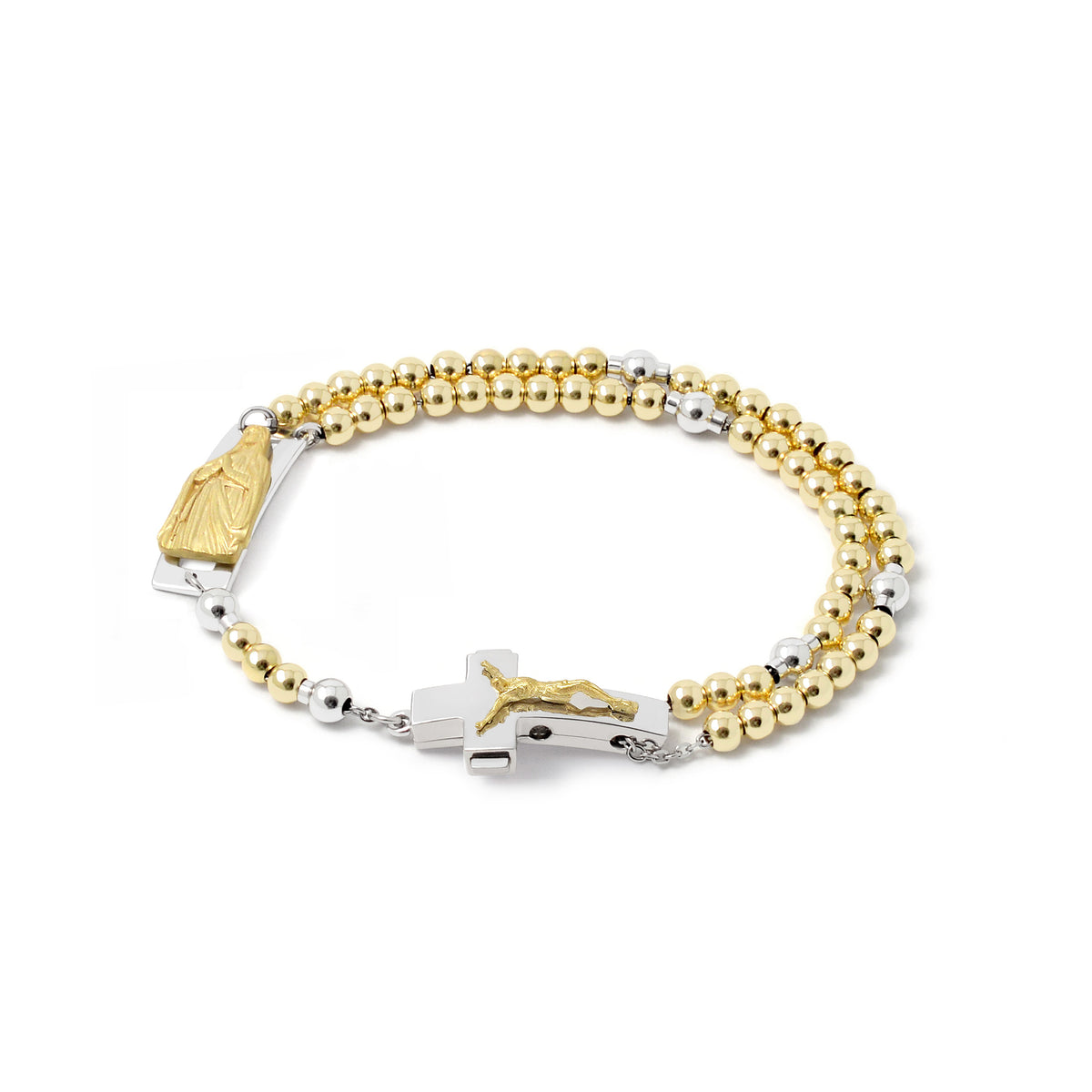 ROSALET® DEVOZIONALE - PERLE D&#39;ORO ROTONDE