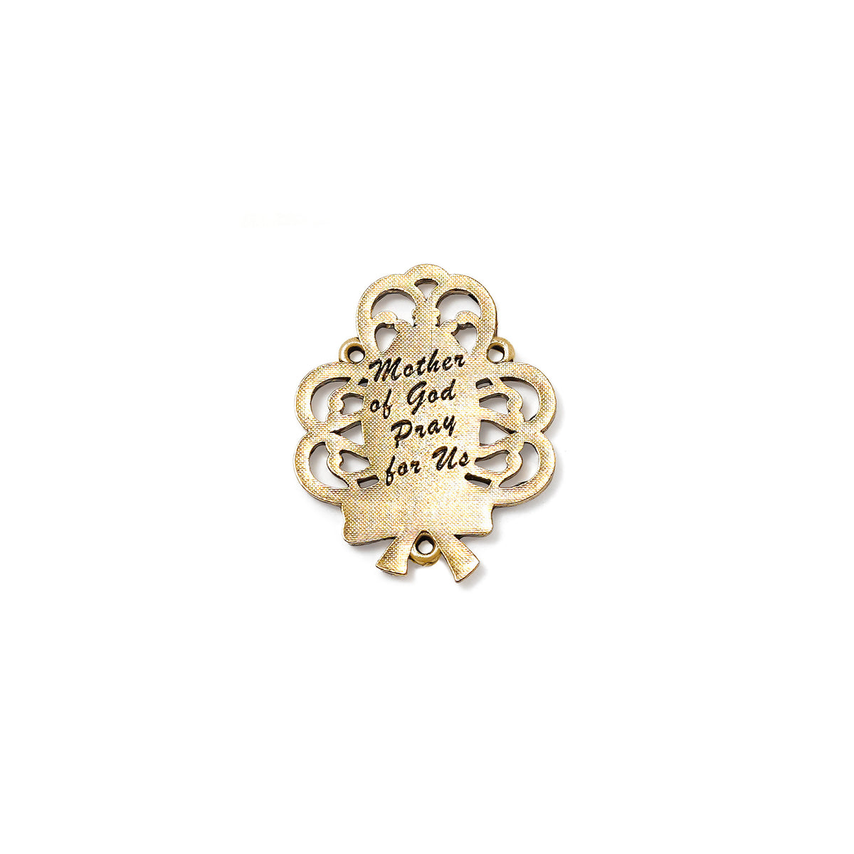 Mary's Motherly Love Collection in Antique Gold with Natural Jasper Stone Rosary