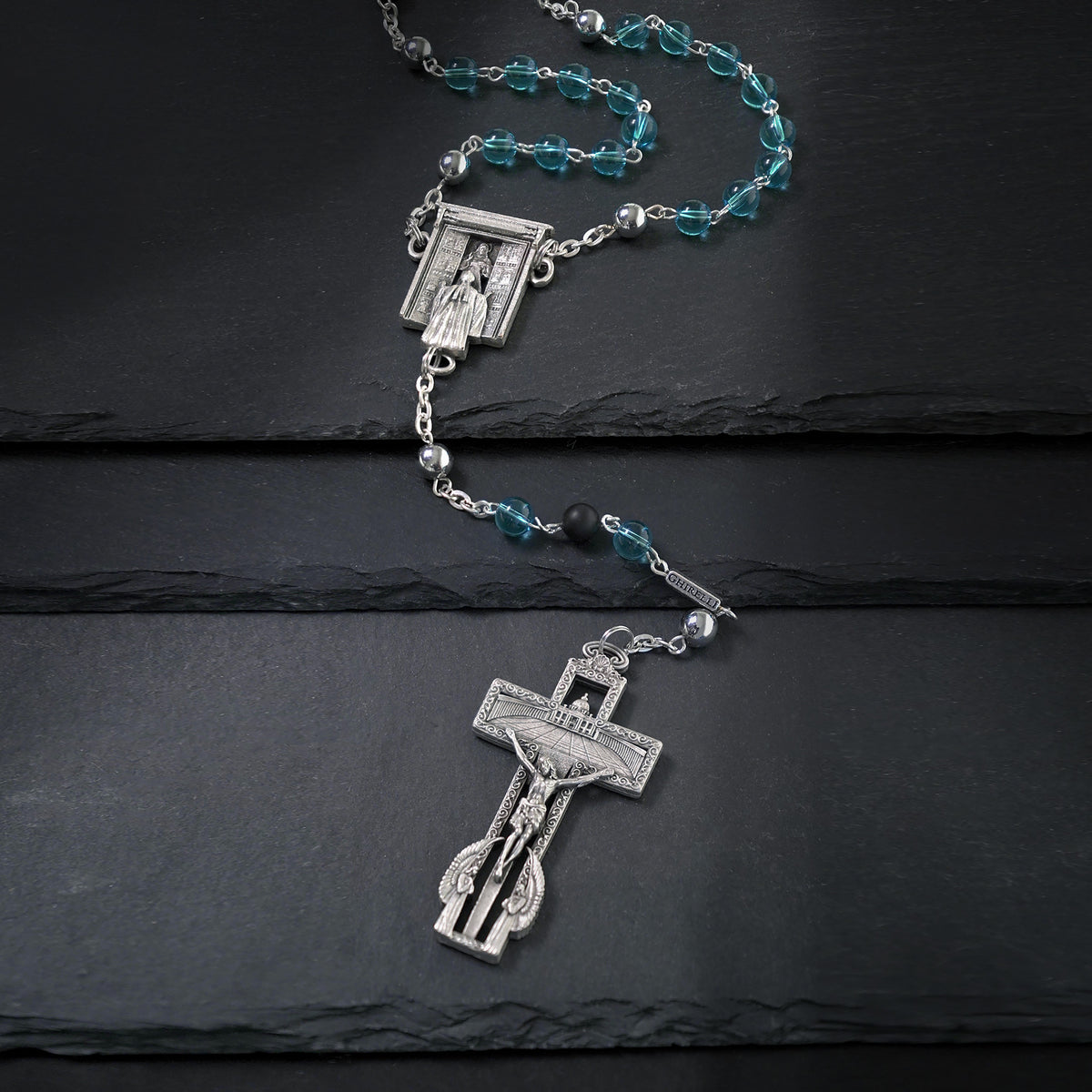 Holy Door Rosary  Silver