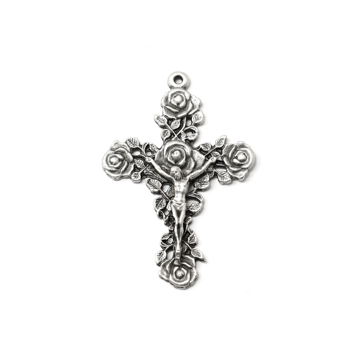 Mary&#39;s Motherly Love Collection Pink &amp; Silver Rosary