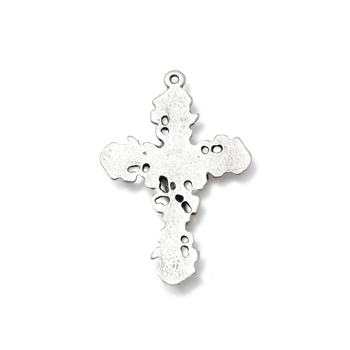 Saint Therese of Lisieux Rosary in Antique Silver