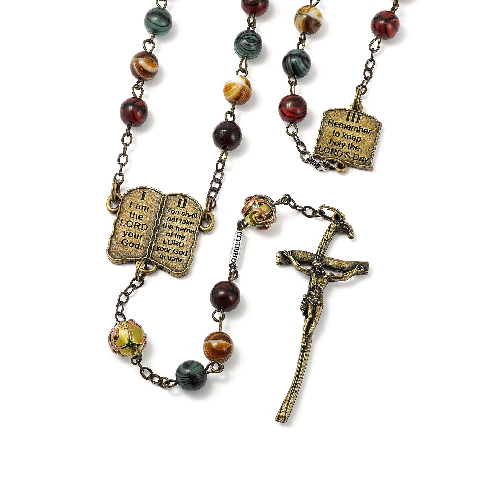 The Ten Commandments Rosary by Ghirelli