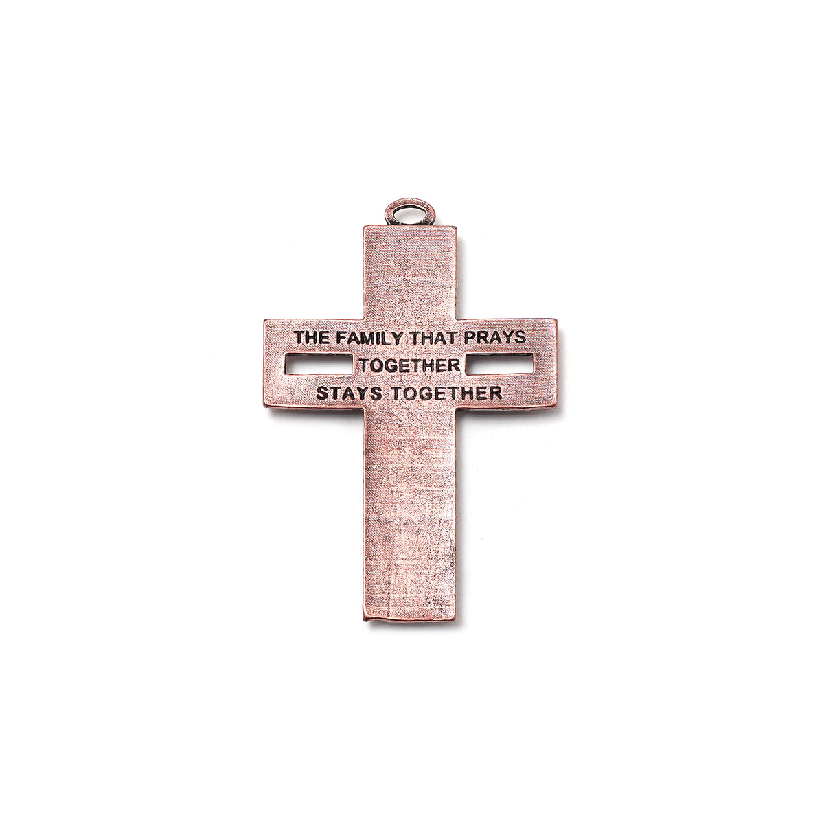 Rosario per la famiglia con perle in aulite turchese e rame