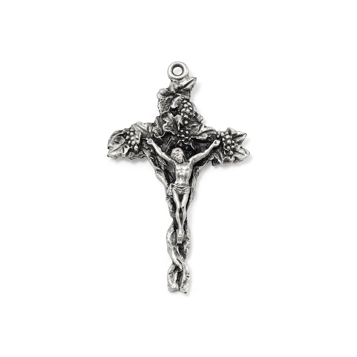 Saint Francis and Saint Clare of Assisi Wood &amp; Silver Rosary
