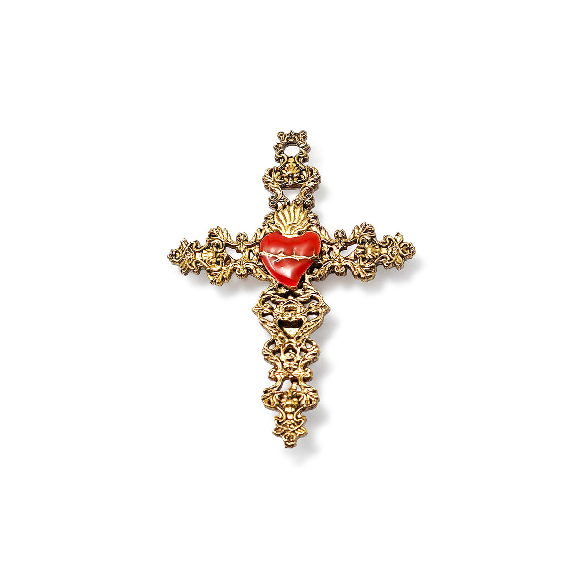 Merciful Jesus Divine Mercy Rosary - Murano Glass, Red Agate, and Hand Enamel