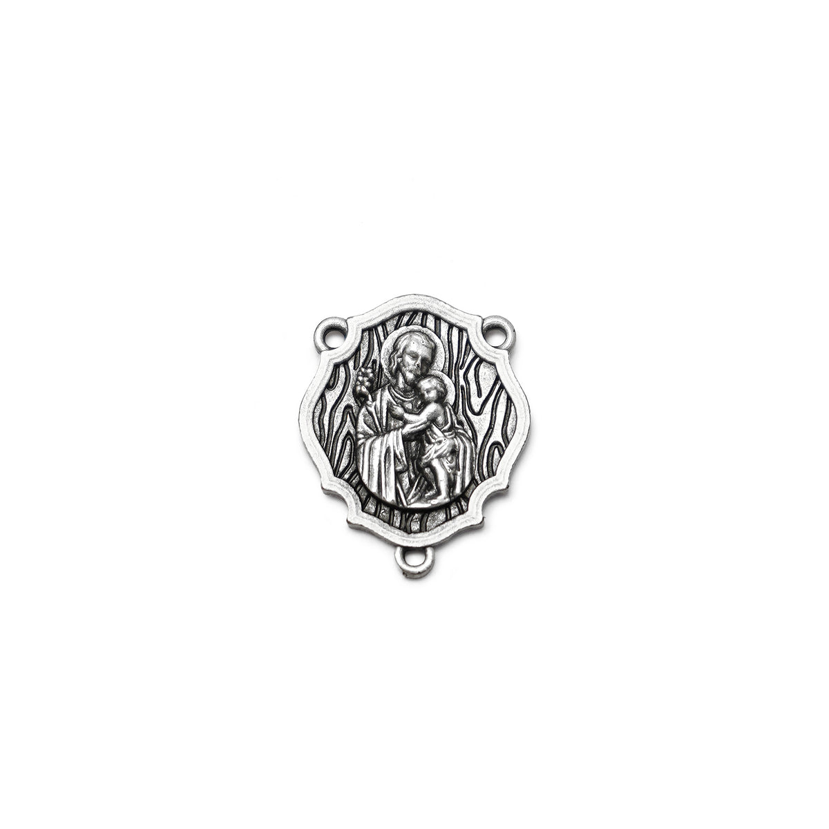 Saint Joseph Rosary in Silver - Ghirelli Srl - ROW