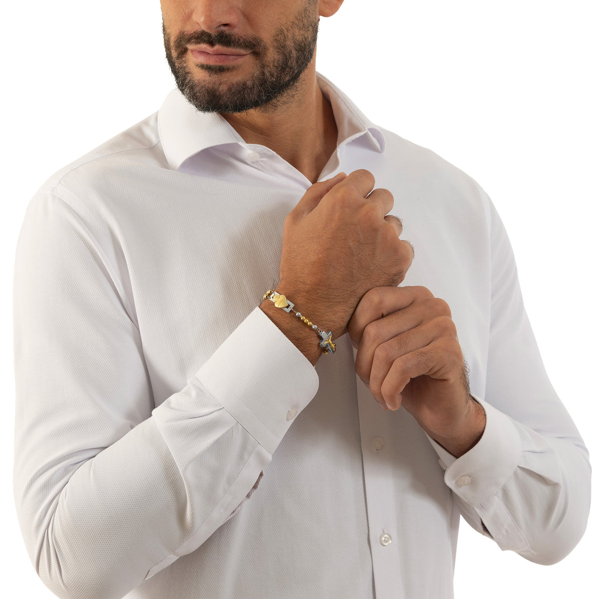 ROSALET® DEVOZIONALE - PERLE D&#39;ORO ROTONDE