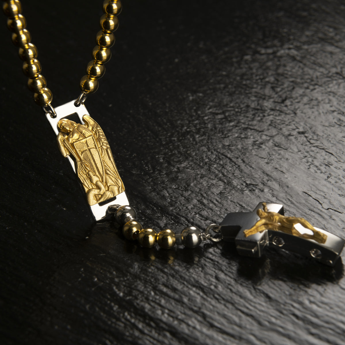 ROSALET® DEVOZIONALE - PERLE D&#39;ORO ROTONDE