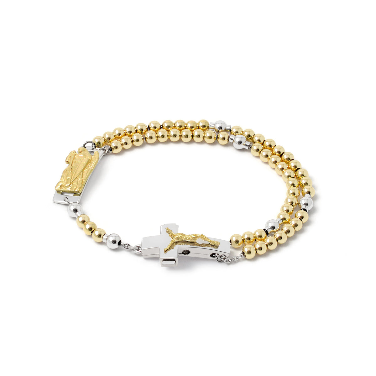 ROSALET® DEVOZIONALE - PERLE D&#39;ORO ROTONDE