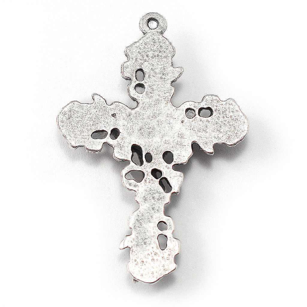 Madonna Roses &amp; Lilac Murano Rosary