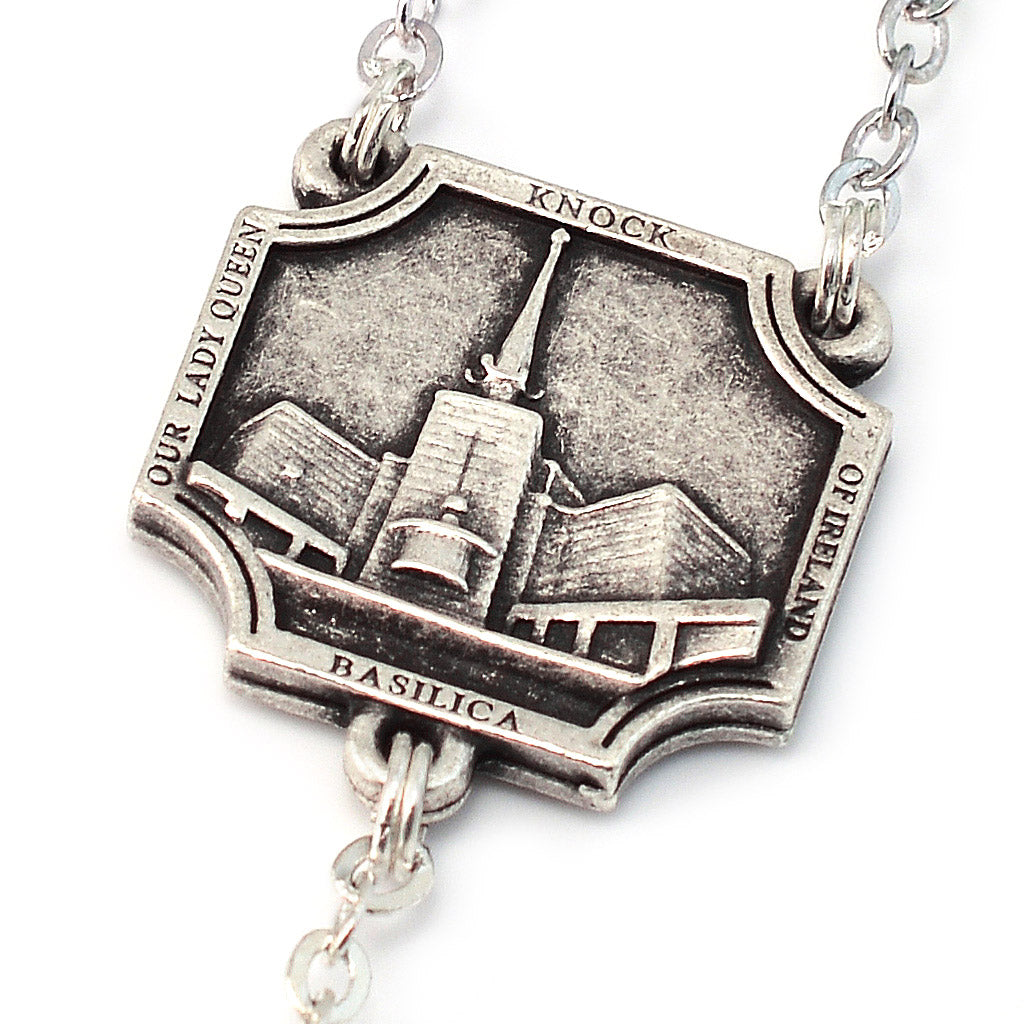 Rosario argentato Apparizione di Knock