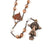 RCIA Rosary with Copper Crystal and Flame