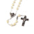 Holy Communion Pearl & Silver Rosary
