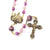 Rosaries for the Family, Pink & Purple Murano Glass