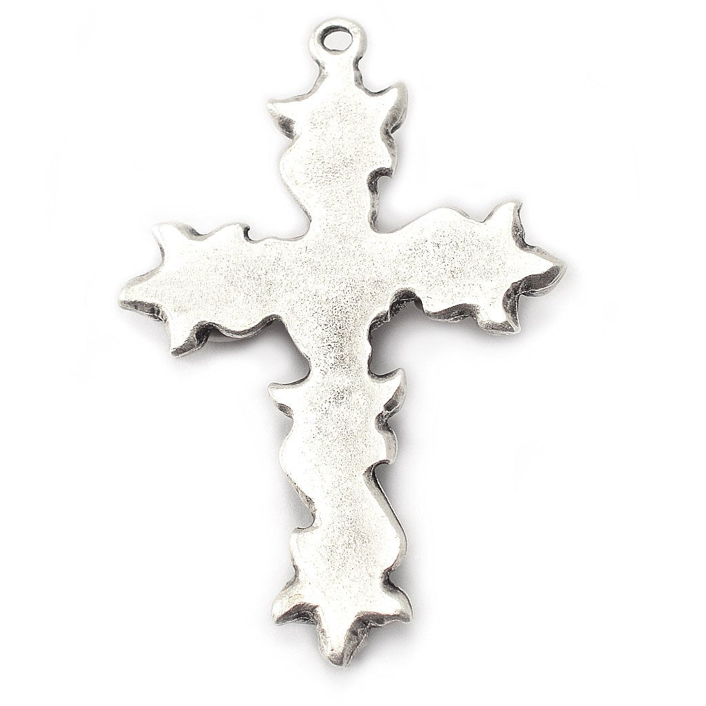 Saint Anthony Rosary in Antique Silver and Murano Glass Beads by Ghirelli