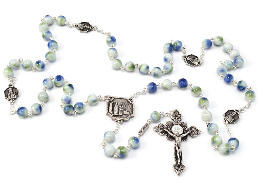 Rosario argentato Apparizione di Knock