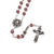 Mary's Motherly Love Collection Mauve Glass Rosary